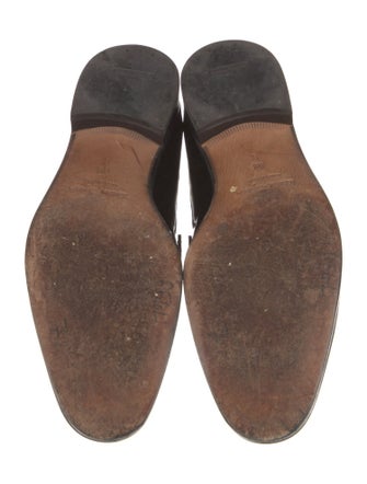 Salvatore Ferragamo Gancini Logo Patent Leather Loafers