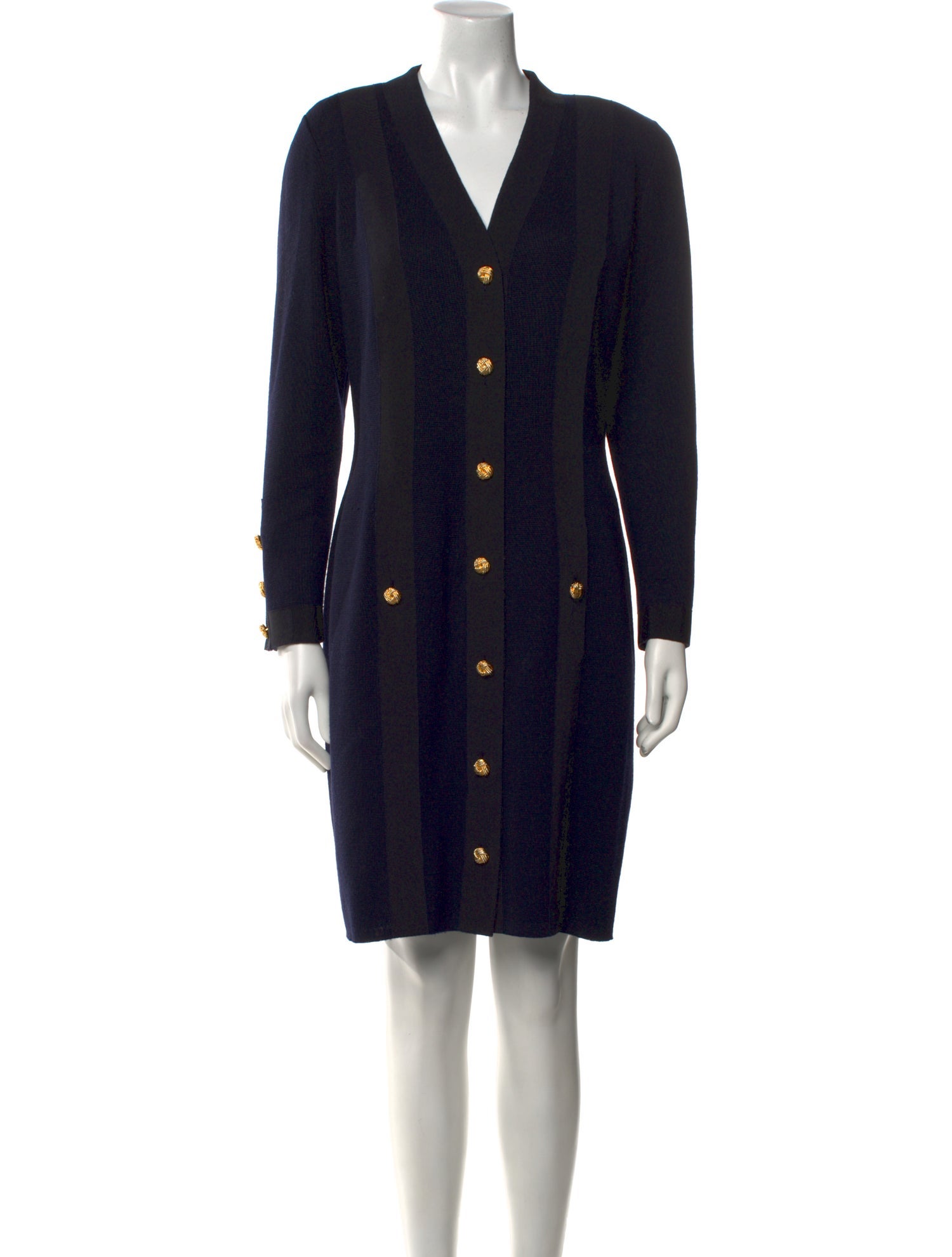 Salvatore Ferragamo Wool Knee-Length Dress