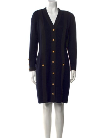 Salvatore Ferragamo Wool Knee-Length Dress