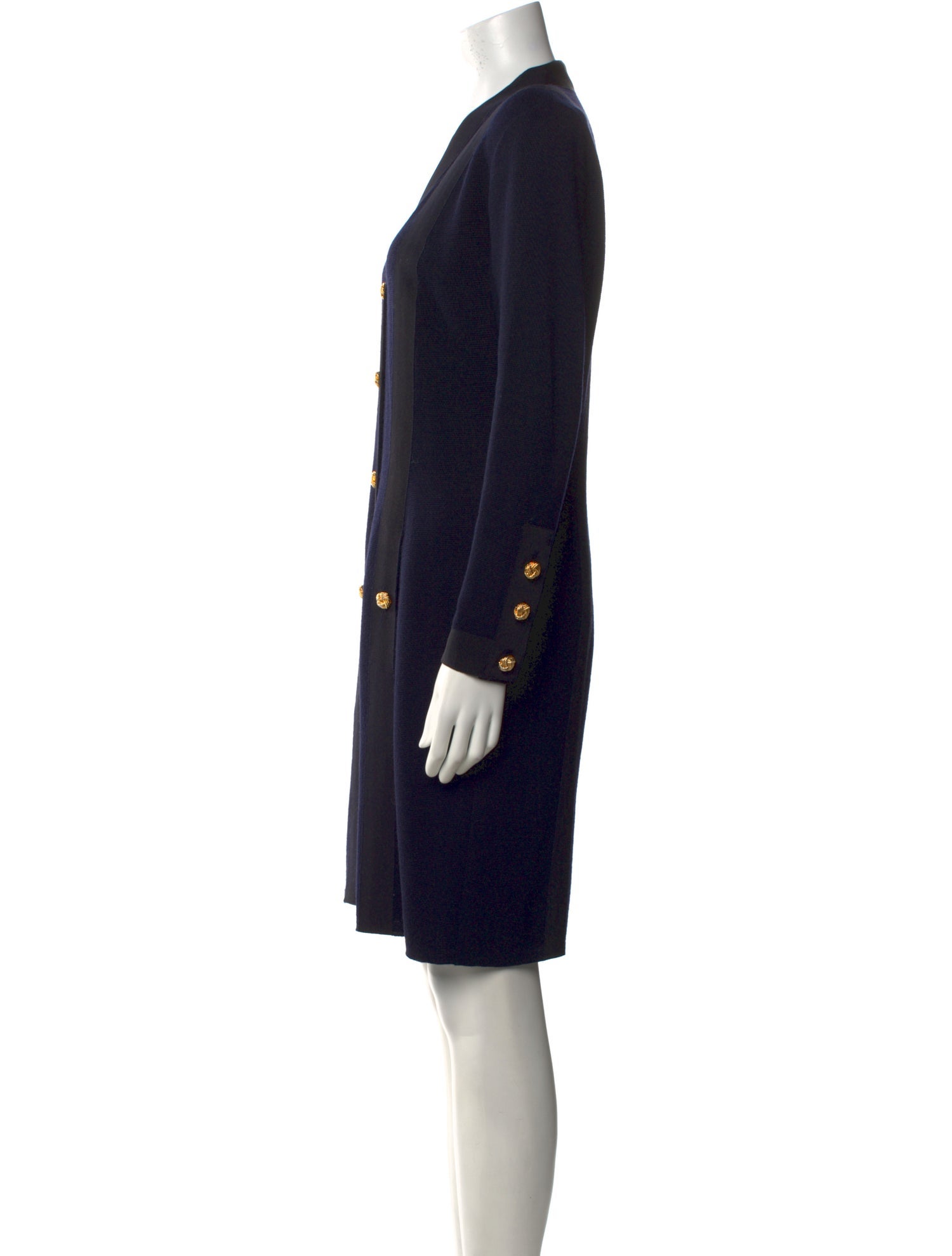 Salvatore Ferragamo Wool Knee-Length Dress