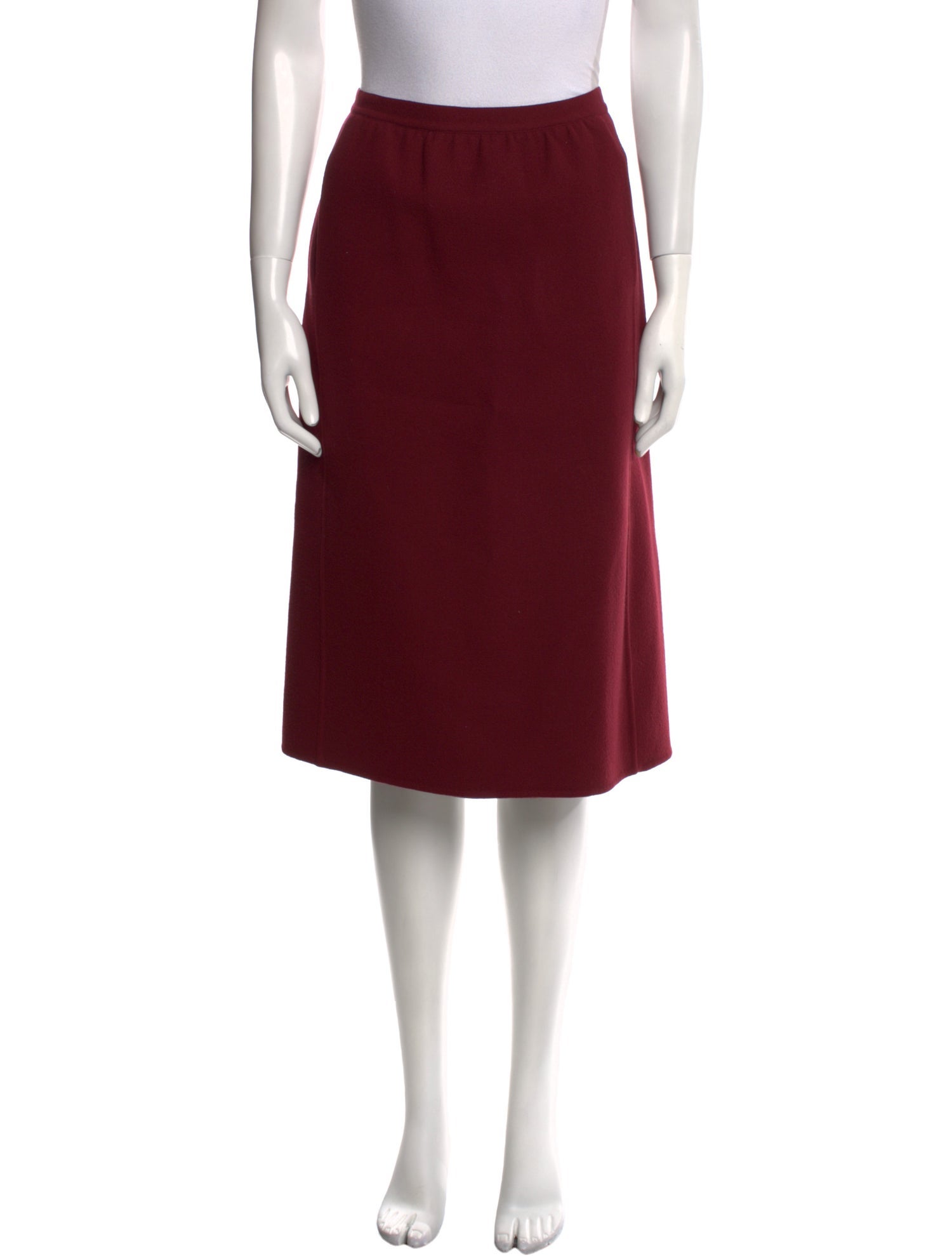 Salvatore Ferragamo Wool Knee-Length Skirt