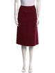 Salvatore Ferragamo Wool Knee-Length Skirt