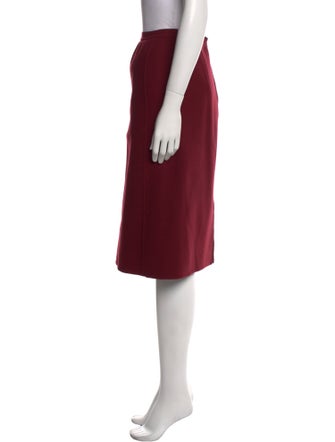 Salvatore Ferragamo Wool Knee-Length Skirt