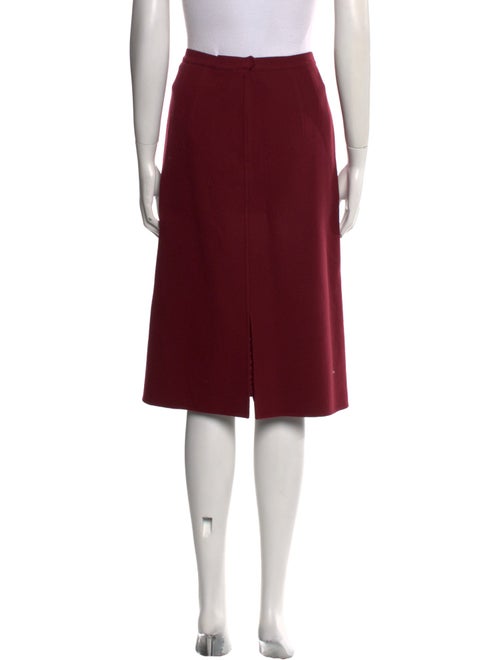 Salvatore Ferragamo Wool Knee-Length Skirt