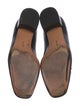 Salvatore Ferragamo Leather Bow Accents Flats