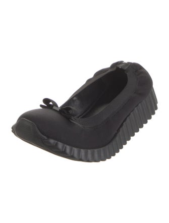 Salvatore Ferragamo Vara Bow Accent Neoprene Ballet Flats