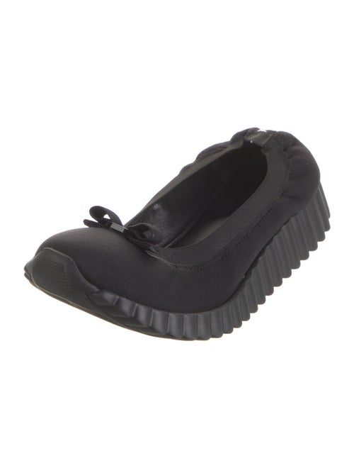 Salvatore Ferragamo Vara Bow Accent Neoprene Ballet Flats