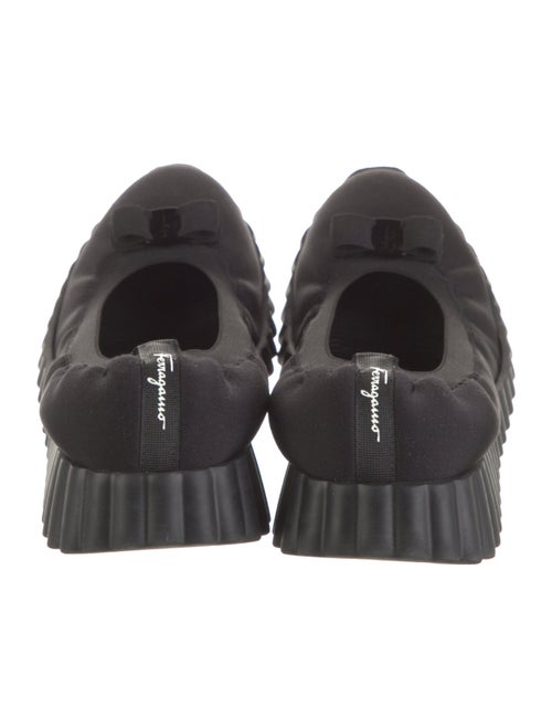 Salvatore Ferragamo Vara Bow Accent Neoprene Ballet Flats