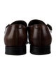 Salvatore Ferragamo Leather Monk Straps