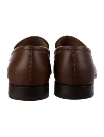 Salvatore Ferragamo Leather Monk Straps