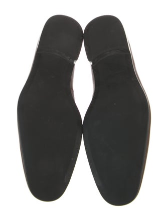 Salvatore Ferragamo Gancini Logo Leather Loafers