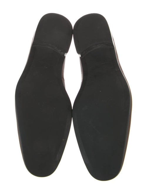 Salvatore Ferragamo Gancini Logo Leather Loafers