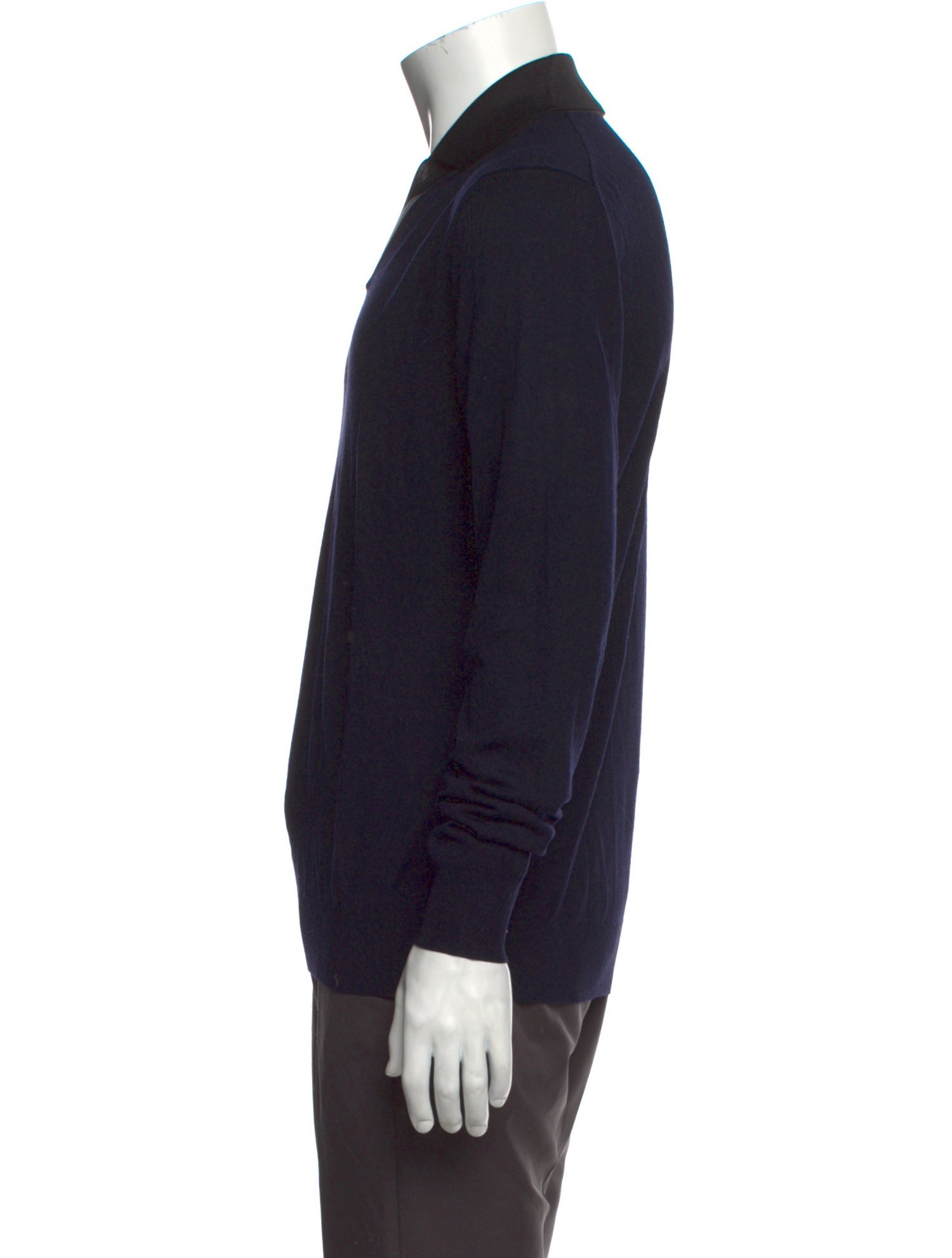 Salvatore Ferragamo Virgin Wool Long Sleeve Shirt