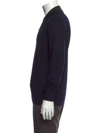 Salvatore Ferragamo Virgin Wool Long Sleeve Shirt
