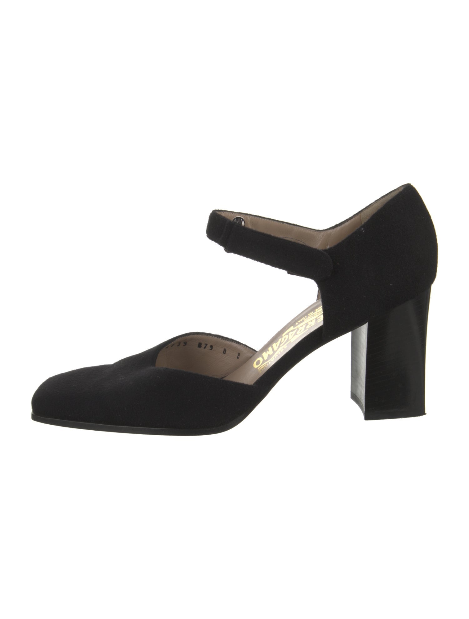 Salvatore Ferragamo Suede D'Orsay Pumps