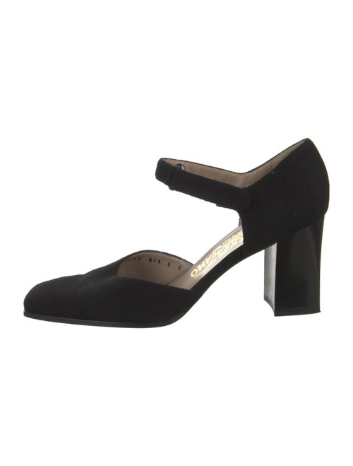 Salvatore Ferragamo Suede D'Orsay Pumps