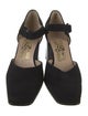 Salvatore Ferragamo Suede D'Orsay Pumps