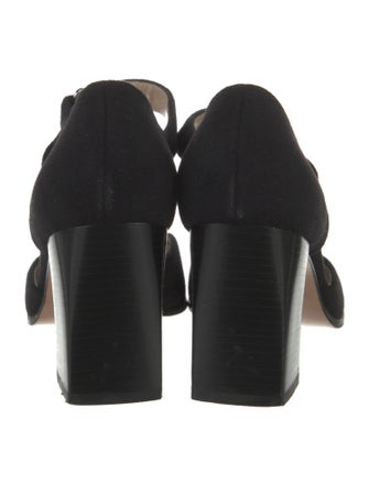 Salvatore Ferragamo Suede D'Orsay Pumps