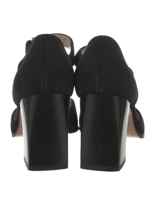 Salvatore Ferragamo Suede D'Orsay Pumps