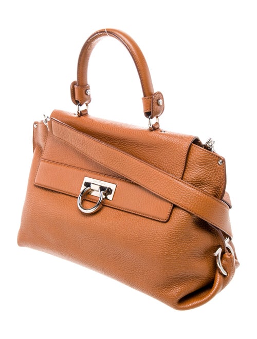 Salvatore Ferragamo Leather Top Handle Bag