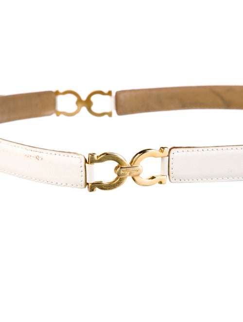 Salvatore Ferragamo Skinny Leather Waist Belt