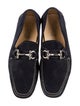 Salvatore Ferragamo Gancini Logo Suede Drivers