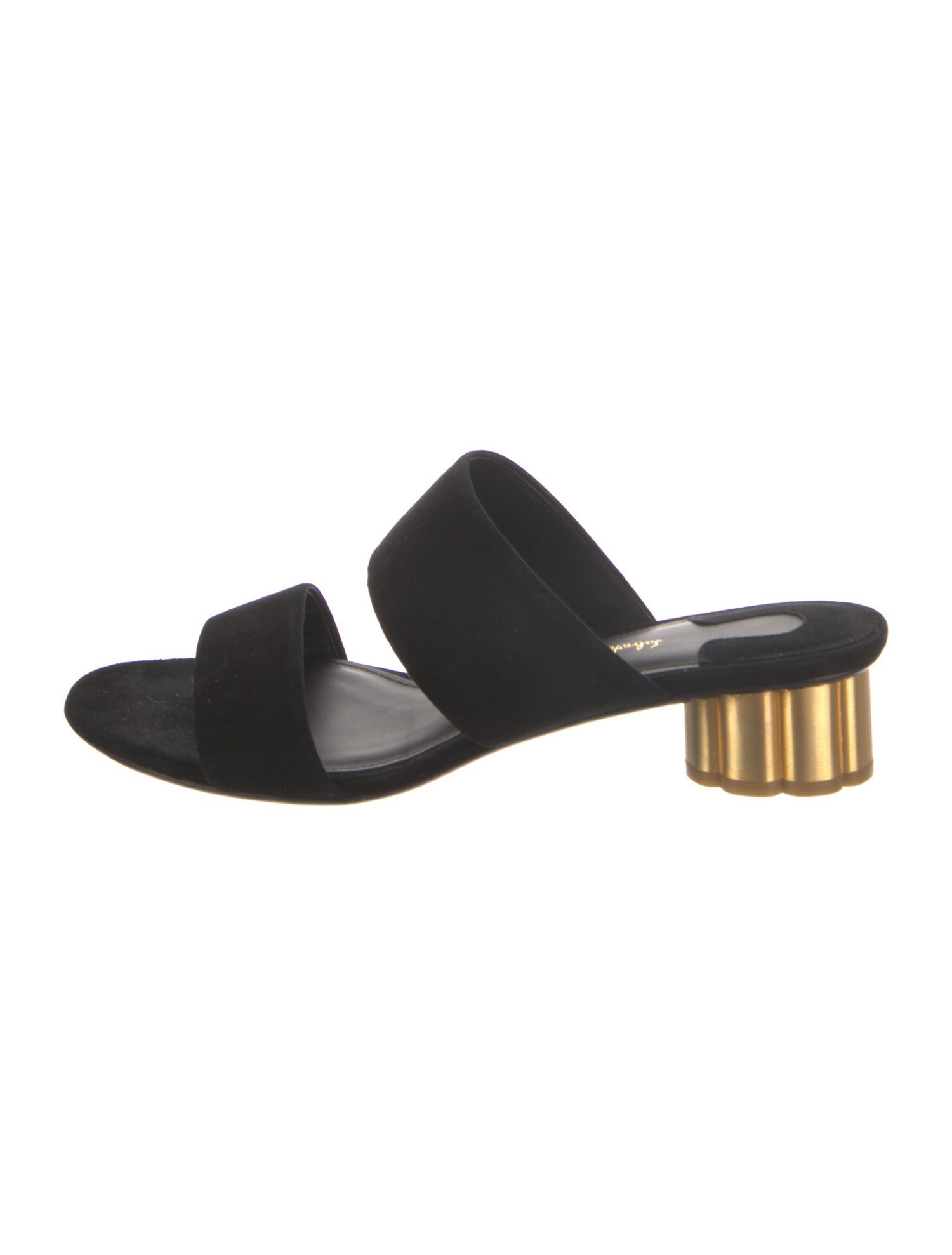 Salvatore Ferragamo Suede Slides