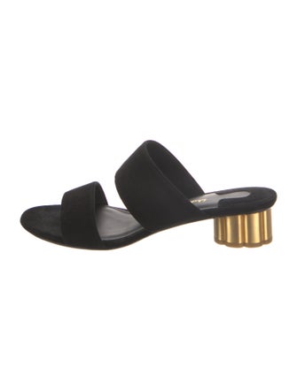 Salvatore Ferragamo Suede Slides