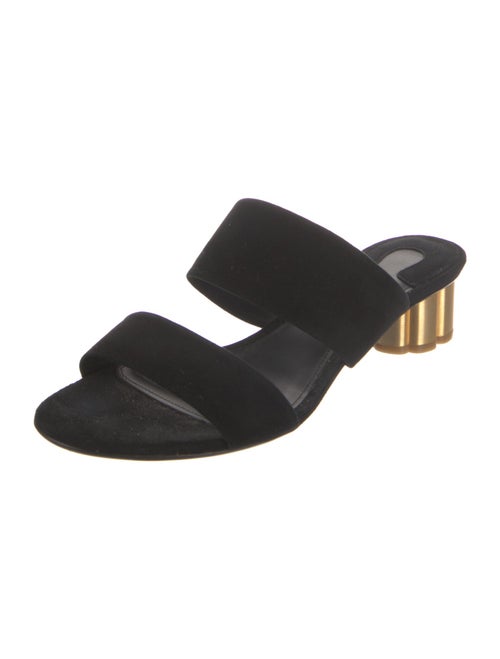 Salvatore Ferragamo Suede Slides