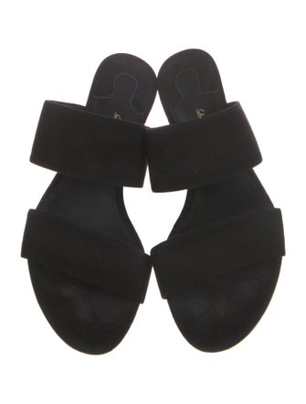 Salvatore Ferragamo Suede Slides