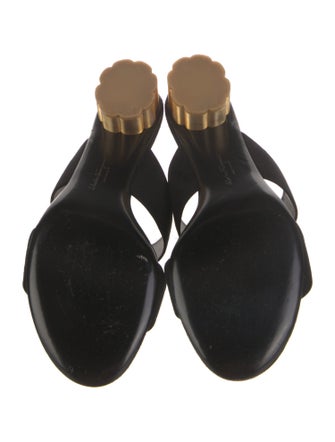 Salvatore Ferragamo Suede Slides