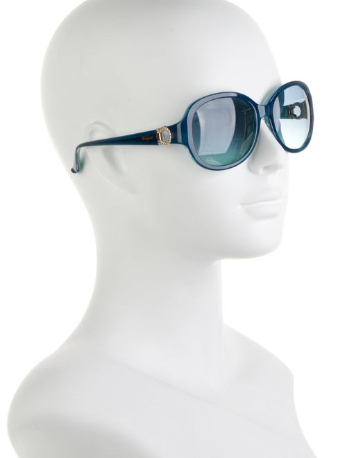 Salvatore Ferragamo Signature Logo Oversize Sunglasses