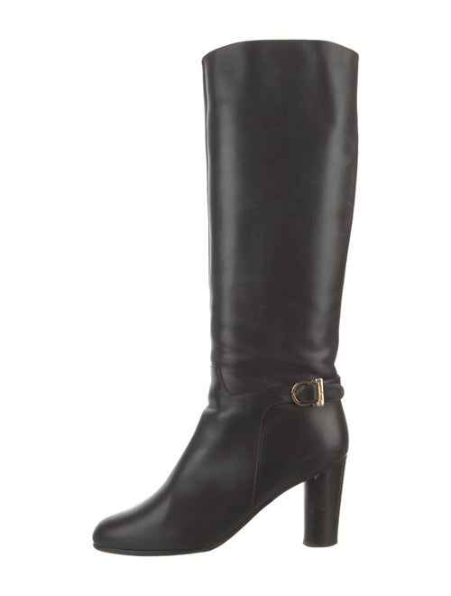 Salvatore Ferragamo Leather Riding Boots