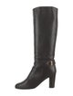 Salvatore Ferragamo Leather Riding Boots