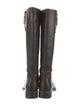 Salvatore Ferragamo Leather Riding Boots