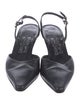 Salvatore Ferragamo Leather Slingback Pumps