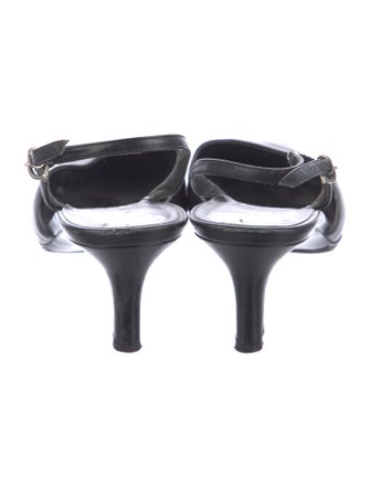 Salvatore Ferragamo Leather Slingback Pumps