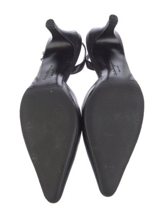 Salvatore Ferragamo Leather Slingback Pumps
