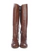 Salvatore Ferragamo Leather Riding Boots