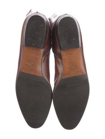 Salvatore Ferragamo Leather Riding Boots