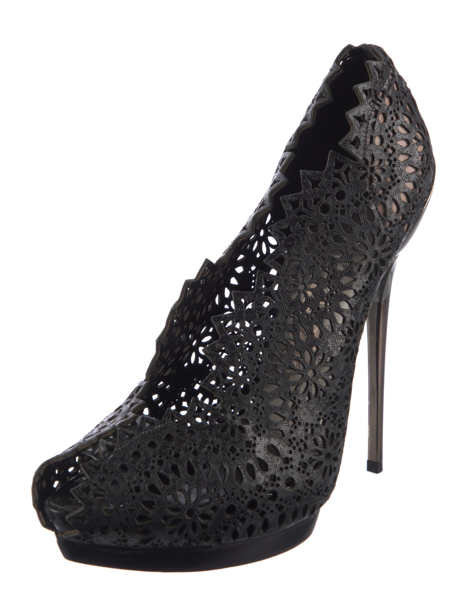 Salvatore Ferragamo Lace Pumps