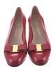 Salvatore Ferragamo Vara Bow Accent Lizard Pumps