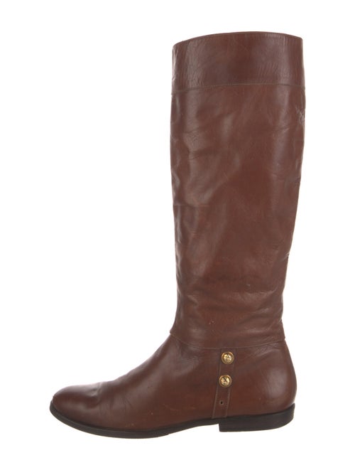 Salvatore Ferragamo Leather Riding Boots