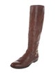 Salvatore Ferragamo Leather Riding Boots