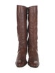 Salvatore Ferragamo Leather Riding Boots