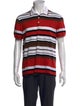 Salvatore Ferragamo Striped Collar Polo Shirt