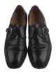 Salvatore Ferragamo Leather Monk Straps