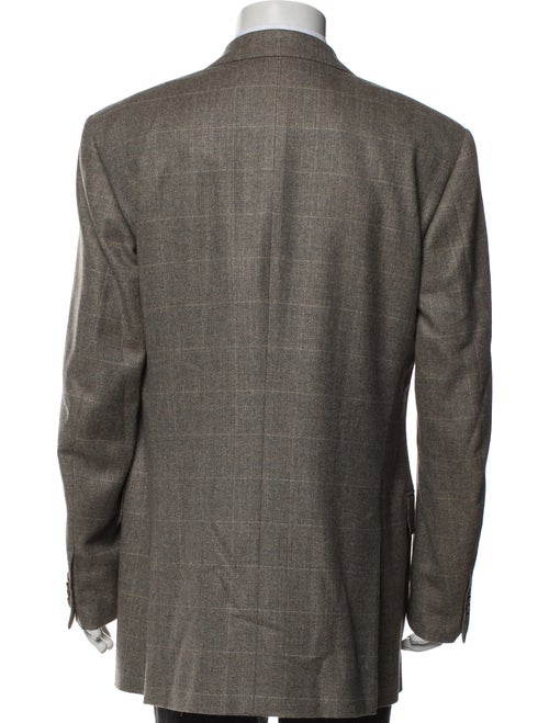 Salvatore Ferragamo Plaid Print Coat