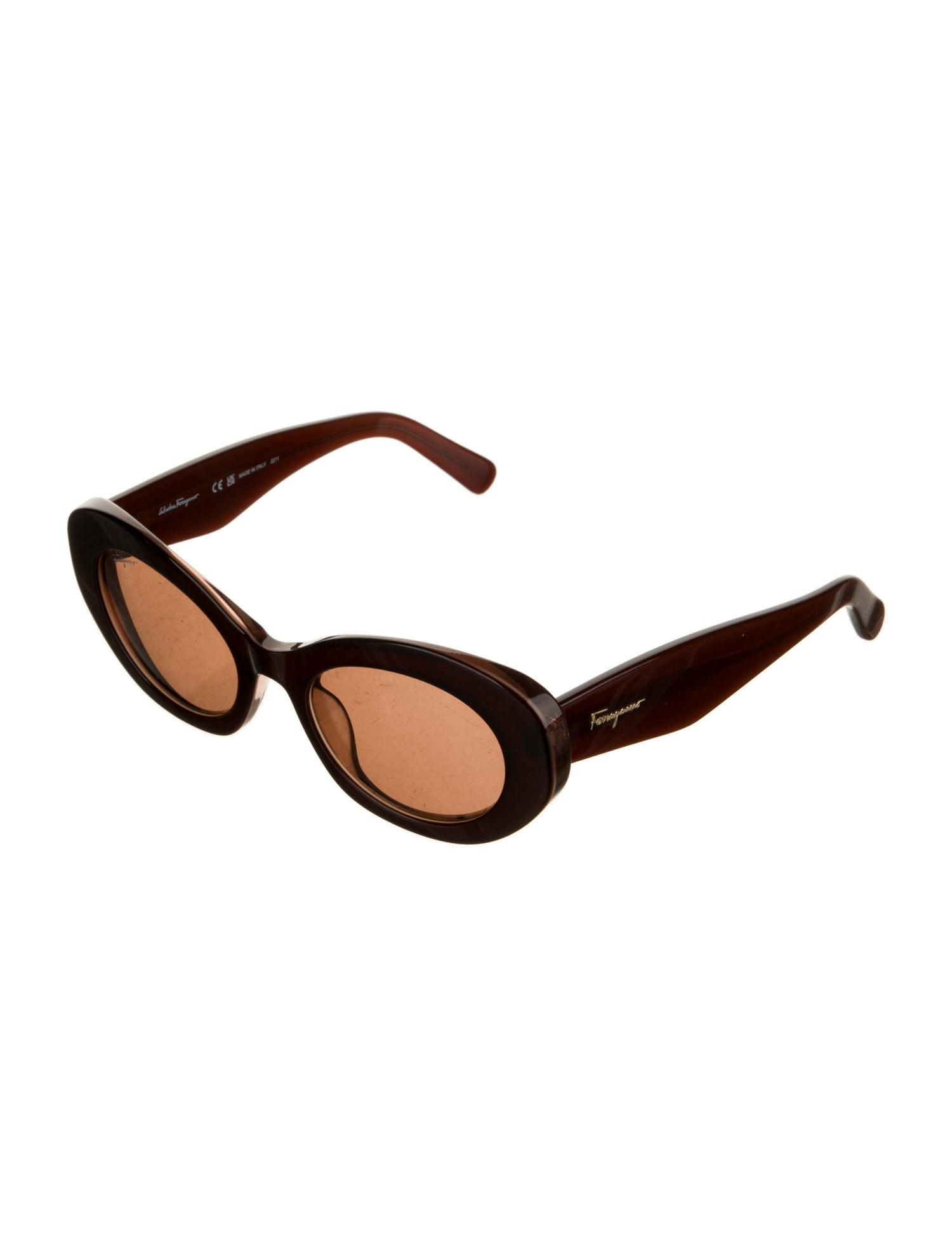 Salvatore Ferragamo Gancio Logo Cat-Eye Sunglasses