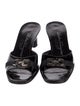 Salvatore Ferragamo Patent Leather Slides